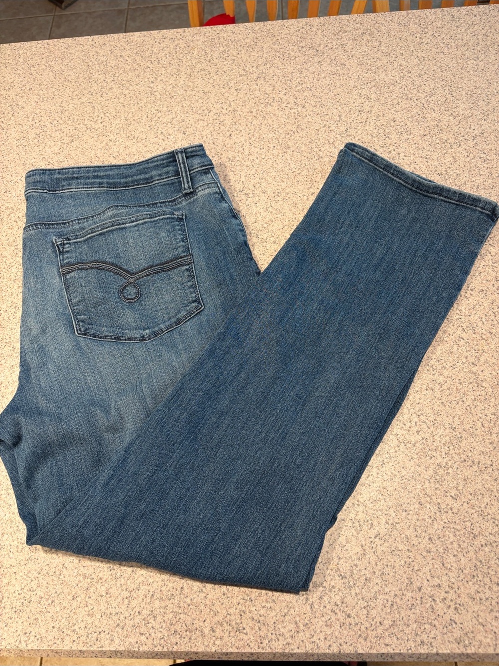 Riders by Lee Women's Medium Blue Straight-Leg Jeans